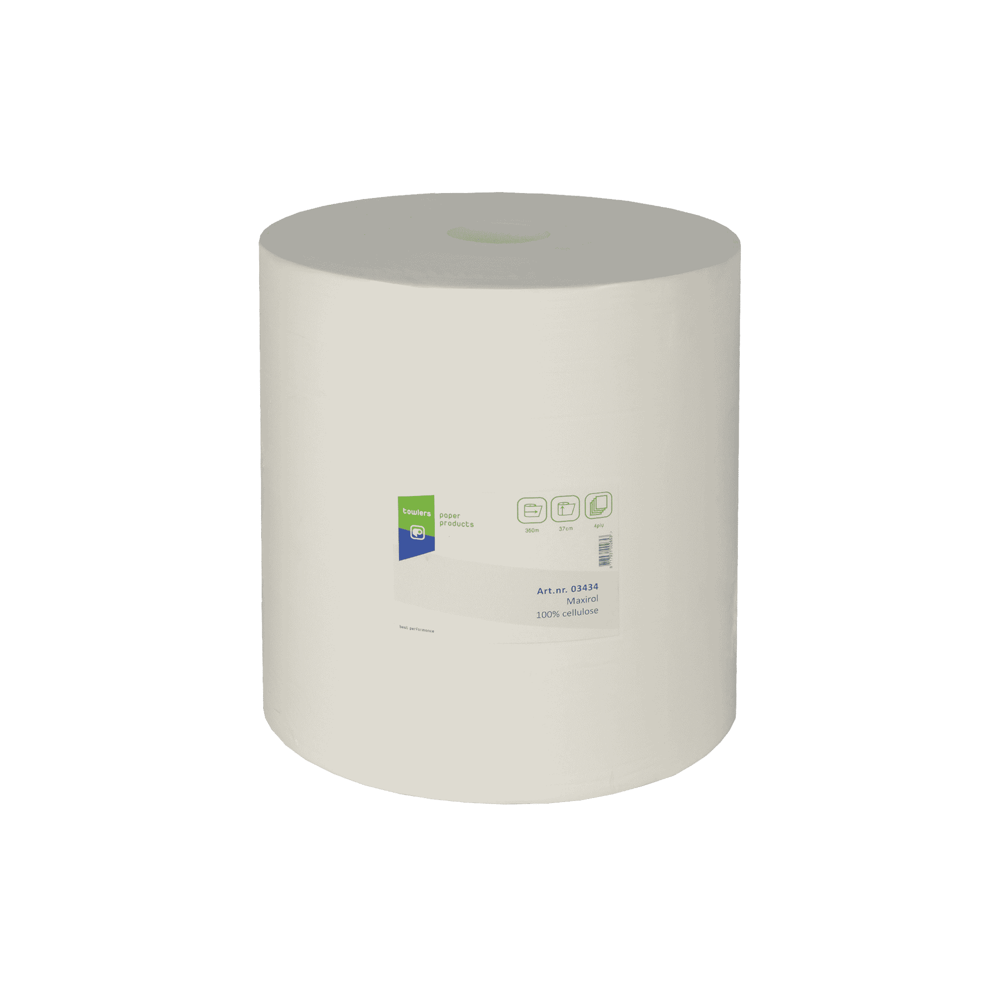 Towlers Maxirol Wit Cellulose